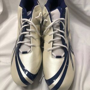 REEBOK NFL BURNER SPEED M3 CLEATS BLUE/PEARL WHT